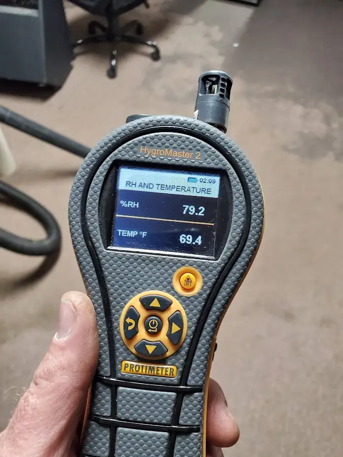 Moisture meter humidity assessment for Mold Remediation & Removal in Mattapoisett